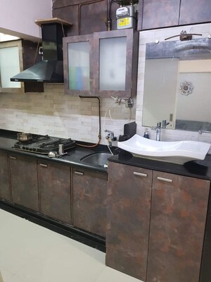 Kitchen in 2 BHK Apartment at Model Town, Andheri West – for Rent
