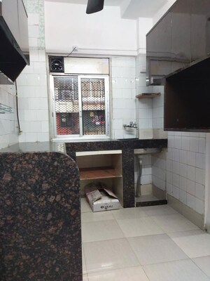 Kitchen in 1 BHK Apartment at Nalanda CHS, Vashi Sector 17 – for Rent