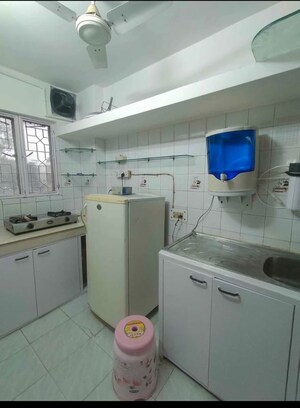 Kitchen in 1 BHK Builder Floor at Defence Colony – for Rent