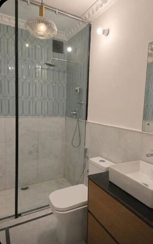 Bathroom in 1 BHK Builder Floor at Greater Kailash ii – for Rent