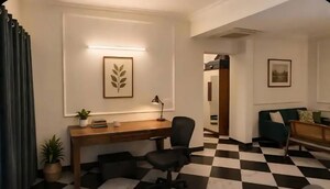 Living Room in 1 BHK Builder Floor at Greater Kailash ii – for Rent