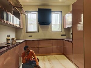 Kitchen in 3 BHK Builder Floor at East Of Kailash – for Rent