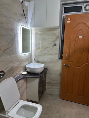 Bathroom in 2 BHK Apartment at Chandivali – for Rent