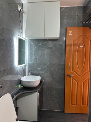 Bathroom in 2 BHK Apartment at Chandivali – for Rent