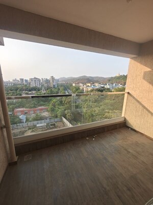 Balcony in 3 BHK Apartment at Moreshwar 19 East, Nerul – for Rent