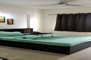 Bedroom in 2 BHK Apartment at Balaji Prestige Park, Wagholi – for Rent