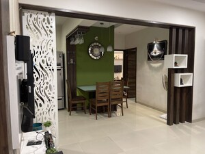 Dining area in 2 BHK Apartment at Nila Atuulyam, Makarba – for Rent