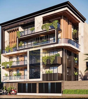 4 BHK Builder Floor – Exterior View View at Vasant Vihar - for Sale