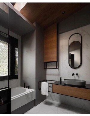 Building Lobby in 4 BHK Builder Floor at Vasant Vihar – for Sale