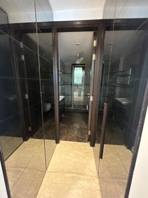 Bathroom in 4 BHK Builder Floor at Hemkunt Colony – for Rent