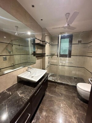Kitchen in 4 BHK Builder Floor at Hemkunt Colony – for Rent