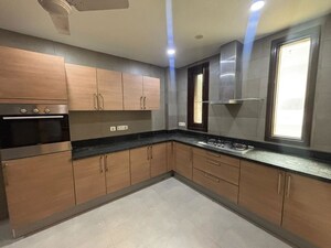 Kitchen in 4 BHK Builder Floor at Hemkunt Colony – for Rent