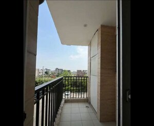 Balcony in 3 BHK Apartment at Motiaz Royal Citi, Ambala Highway – for Rent