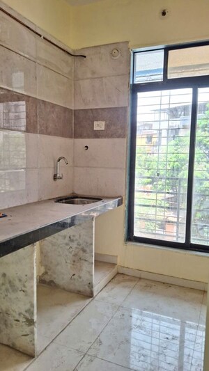 Kitchen in 1 BHK Apartment at Mangalam Swastik Residency, Ulwe Sector 23 – for Rent