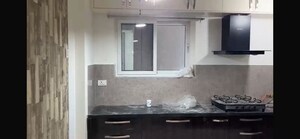 Kitchen in 3 BHK Apartment at Rajapushpa Atria, Gachibowli – for Rent