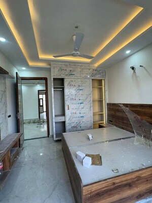 Living Room in 4 BHK Builder Floor at 4S Aradhya Extension, Sector 67a – for Sale