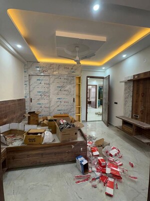 Living Room in 4 BHK Builder Floor at 4S Aradhya Extension, Sector 67a – for Sale
