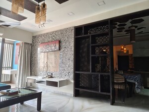 Living Room in 4 BHK Apartment at JP Iscon Platinum, Bopal – for Rent