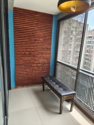 Balcony in 4 BHK Apartment at JP Iscon Platinum, Bopal – for Rent