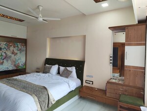 Bedroom in 4 BHK Apartment at JP Iscon Platinum, Bopal – for Rent