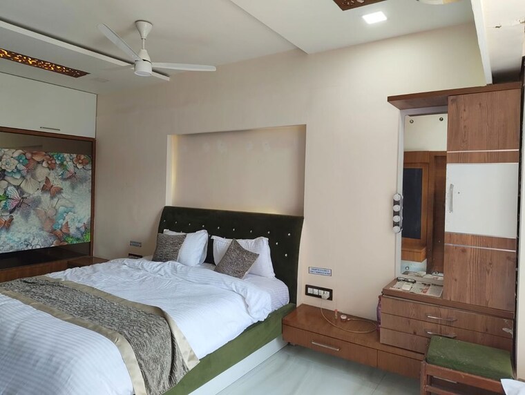 Bedroom, jp-iscon-platinum 4 Bedroom 3000 Sq.Ft. Apartment In Bopal Ahmedabad 10394283