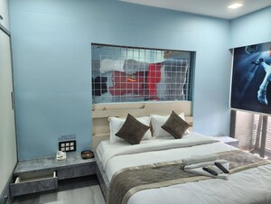 Bedroom in 4 BHK Apartment at JP Iscon Platinum, Bopal – for Rent