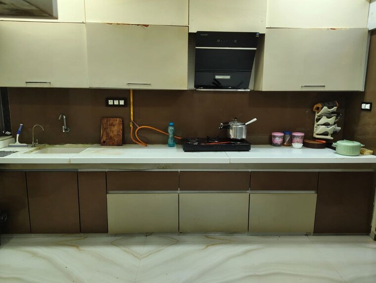 Kitchen, jp-iscon-platinum 4 Bedroom 3000 Sq.Ft. Apartment In Bopal Ahmedabad 10394283