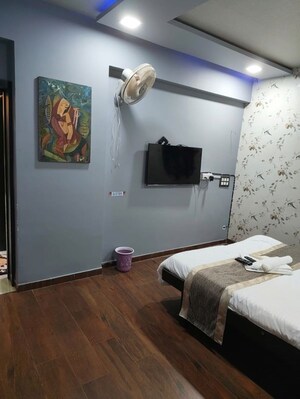 Living Room in 4 BHK Apartment at JP Iscon Platinum, Bopal – for Rent