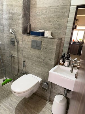 Bathroom in 1.5 BHK Apartment at Raheja Ridgewood, Goregaon East – for Sale