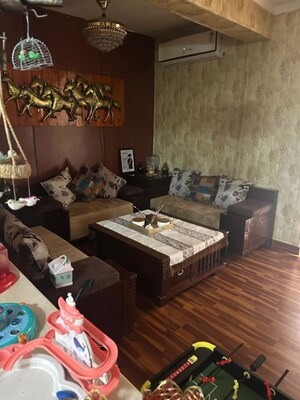 Living Room in 3 BHK Penthouse at Maya Garden Avenue, Patiala Road – for Rent