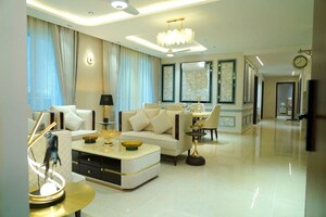 Living Room in 3 BHK Apartment at Maya Green Lotus Utsav, International Airport Road – for Sale