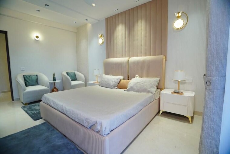 Bedroom, maya-green-lotus-utsav 3 Bedroom 2100 Sq.Ft. Apartment In International Airport Road Zirakpur 10394241