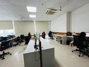 Team Area in  Office Space at Greenscape Cyber One, Vashi Sector 30a – for Rent