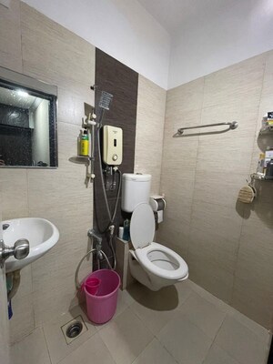 Bathroom in 1 BHK Apartment at Raunak Heights, Ghodbunder Road – for Sale