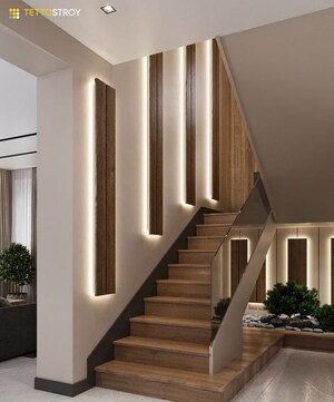 Staircase in 4 BHK Villa at Kuniyamuthur – for Sale