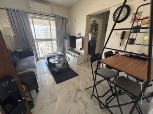 Living Room in 1.5 BHK Apartment at Raheja Ridgewood, Goregaon East – for Sale