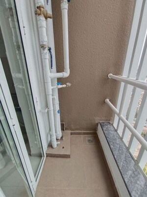 Balcony in 3 BHK Apartment at Runwal The Central Park, Chinchwad – for Rent