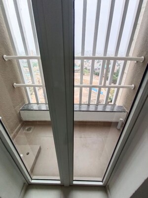 Balcony in 3 BHK Apartment at Runwal The Central Park, Chinchwad – for Rent