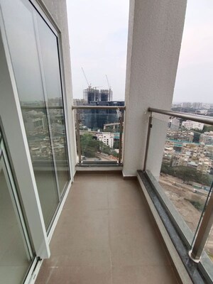 Balcony in 3 BHK Apartment at Runwal The Central Park, Chinchwad – for Rent