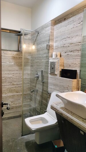 Bathroom in 3 BHK Apartment at Oberoi Realty Woods, Goregaon East – for Sale