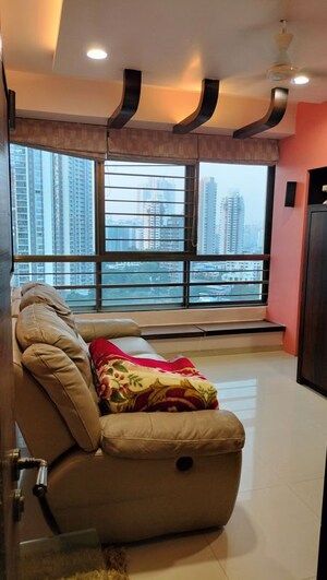 Living Room in 3 BHK Apartment at Oberoi Realty Woods, Goregaon East – for Sale