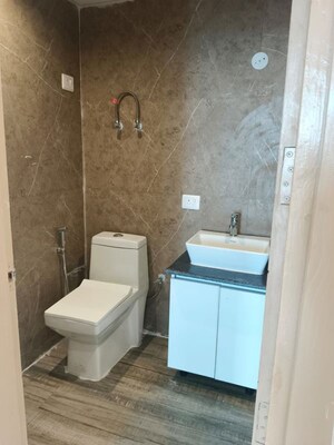 Bathroom in 2 BHK Builder Floor at Vishal Sahakari Awas Samiti , Siddharth Vihar – for Sale