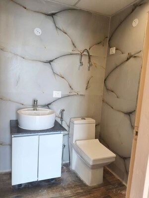 Bathroom in 2 BHK Builder Floor at Vishal Sahakari Awas Samiti , Siddharth Vihar – for Sale