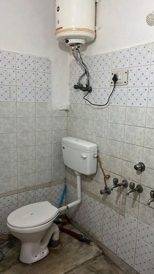 Bathroom in 1 BHK Builder Floor at Kalkaji – for Rent