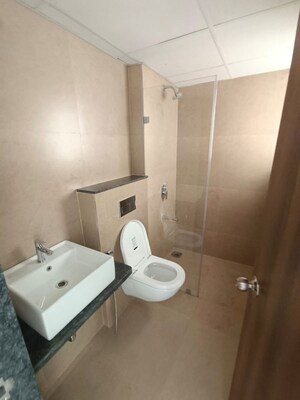 Bathroom in 2 BHK Apartment at Runwal The Central Park, Chinchwad – for Rent