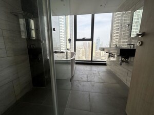 Building Lobby in 4 BHK Apartment at Rustomjee Crown, Prabhadevi – for Sale