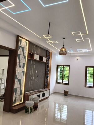 Living Room in 5 BHK Independent House at Mannuthy – for Sale