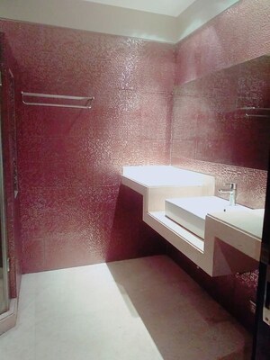 Bathroom in 4 BHK Builder Floor at Hauz Khas – for Rent