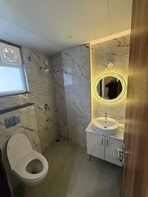 Bathroom in 2 BHK Apartment at Salan Gaon – for Sale