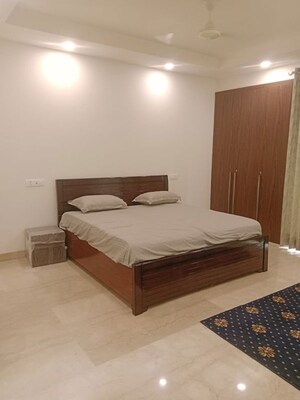 Bedroom in 4 BHK Builder Floor at Green Park Extension – for Rent